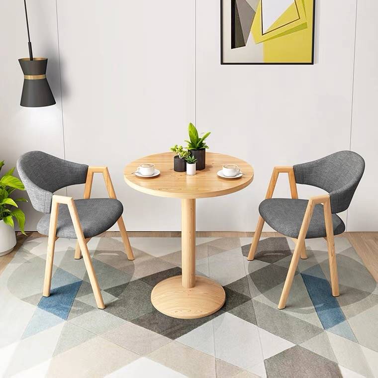 Custom Commercial Restaurant Wood and Leather Chair - 图片 2