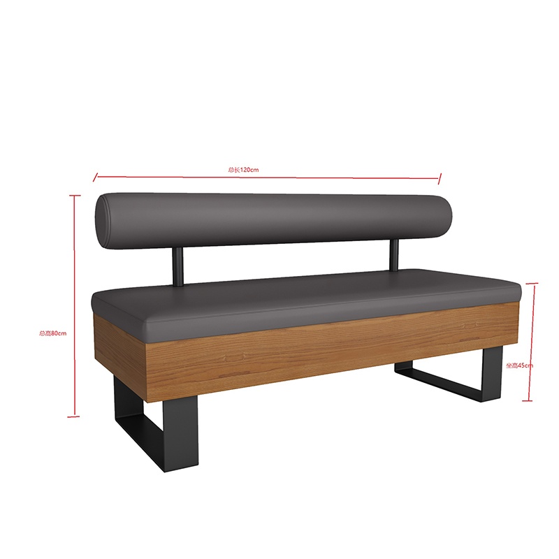 High Density Sponge Restaurant Booth Seating Manufacturer Custom Booth Seating - 图片 4