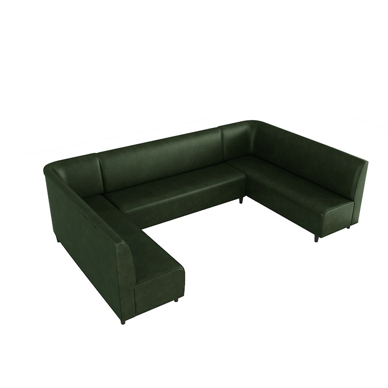 Bespoke Bar Night Club Furniture Sectional Leather Sofa Set - 图片 3