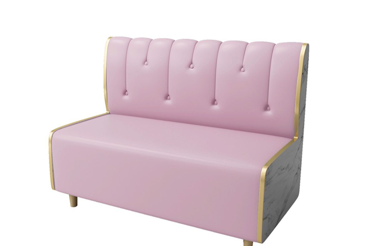 customizable leather booth for restaurants