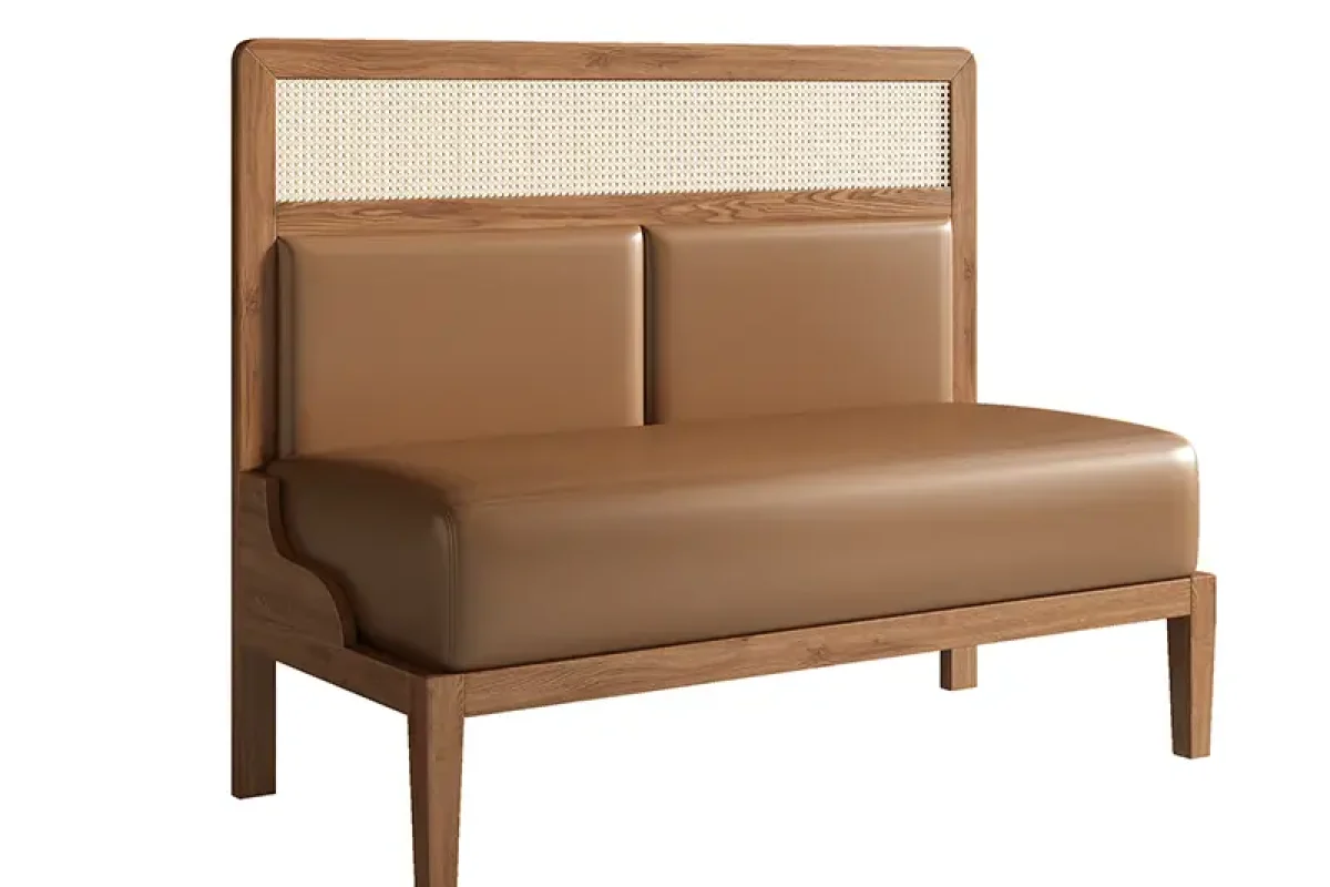 luxury restaurant booth and dining set